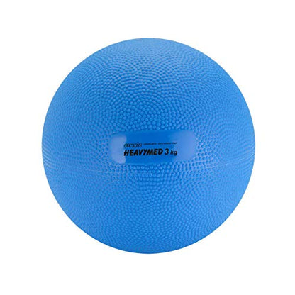 GYMNIC Heavymed 3 - Blue (3 kg, 6.6 lbs, 17 cm)