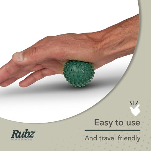 Due North Foot Rubz Hand & Back Massage Ball - Relieve Pain from Plantar Fasciitis, Tight Muscles & Sore Feet - Massage Tool - style: Hand & Foot Ball