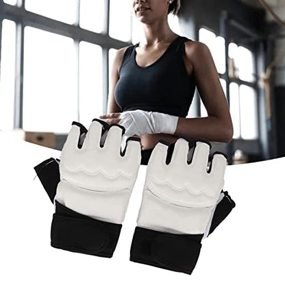 Taekwondo Sparring Gloves Professional Adult Kid Breathable Punch Bag Training Kickboxing Gloves, for Sparring Martial Arts Boxing Training for Adults and Kids (M) - size: Medium
