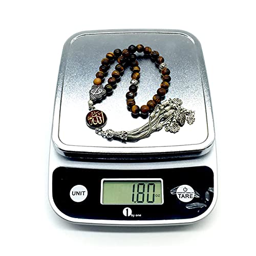 Design -Regal Collection Worry Beads - Prayer Beads Tesbih-Tasbih-Tasbeeh-Misbaha-Masbaha-Subha-Sebha-Sibha-Rosary (Regal 8mm- 33 Tiger Eye Stone Beads) - color: Regal 8mm- 33 Tiger Eye Stone Beads