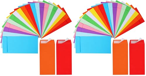 Cash Envelopes -120 Envelopes Money Saving Challenge, 3.2x6.6inch Money Envelopes for Budgeting, Coins, Checks, Gift Cards & Tickets (Pack of 2) - size: 3.2x6.6in (Pack of 2)