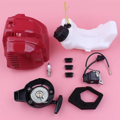 Replacement Part for Top Cylinder Engine Cover Fuel Tank Starter Ignition Coil Kit Fits for H0nda GX25#dupart2463018