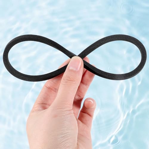 5 Pcs Fish Feeding Ring,Aquarium Floating Plant Rings Aquarium Floating Plant Barrier Foam Floating Plant Corral Aquarium Feeding Ring Round Feeding Ring for Fish Tank,Black