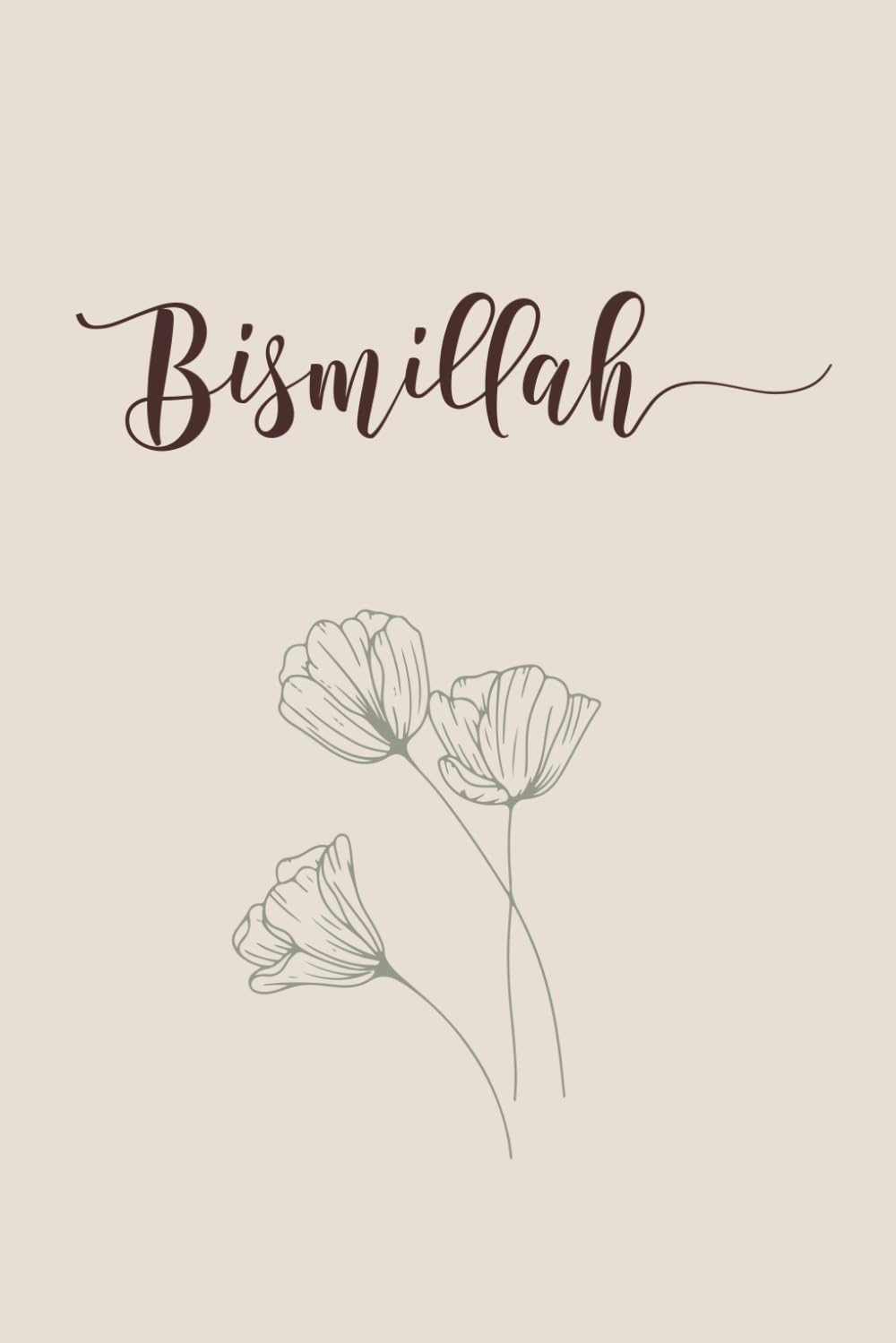 Islamic Notebook for Women – Minimalist Bismillah Lined Journal | Elegant Islamic Gratitude Journal & Gift for Muslim Women | Islamic Cover Journal A5 (100 Pages)