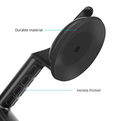 FCHO Glass Suction Cups Heavy Duty Aluminum Handle Glass Holder Hooks to Lift Large Glass/Moving Glass/Pad for Lifting/Dent Fixer | Heavy Duty Aluminum Glass Suction Cup Lifter, With Gripping Hooks, For Large Glass Moving, Dent Repair Tool - color: Black-