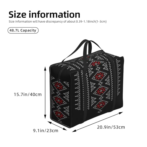 Large Grocery Bags with Zipper Closure, Polyester Foldable Shopping Bags, Heavy Duty Reusable Tote Bags - color: Geometric Pattern