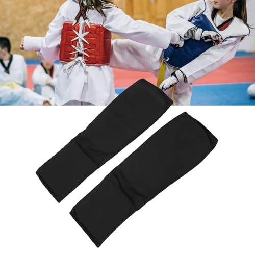 Kickboxing Shin Guard, Taekwondo Leg Guard, Unisex M Size, Lightweight and Durable - Firm EVA Support, Breathable Comfort for Martial Arts Training - size: Large