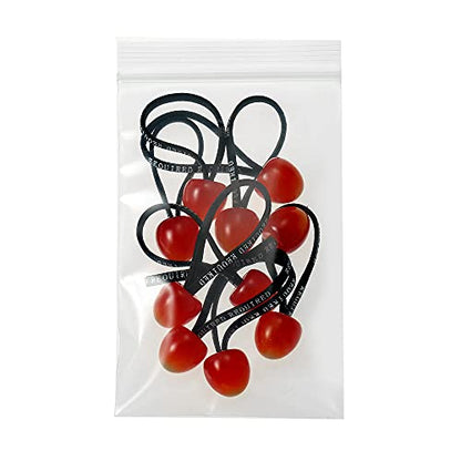 5Mil 3"x5" 100Pcs Plastic Bags Clear Resealable Zip Seal Lock Poly Bags | Macoota Thick Reclosable Heavy Duty Zipper Baggies Jewelry Earrings Coin Pills Crafts Sample Packing - size: 3x5inch