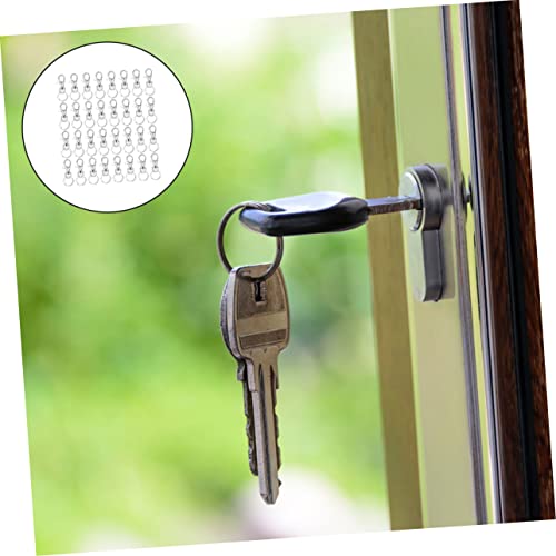 Housoutil 160-Piece Lobster Clasp Keychain Accessory Set Metal Dog Buckles Spring Snap Hooks for Bags Luggage and DIY Projects