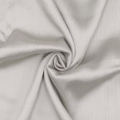 JUMISEE Silky Satin Hijab Scarf for Women Fashion Crinkle Crepe Instant Muslim Islamic Hijab Head Wrap Long Shawls - color: Light Grey