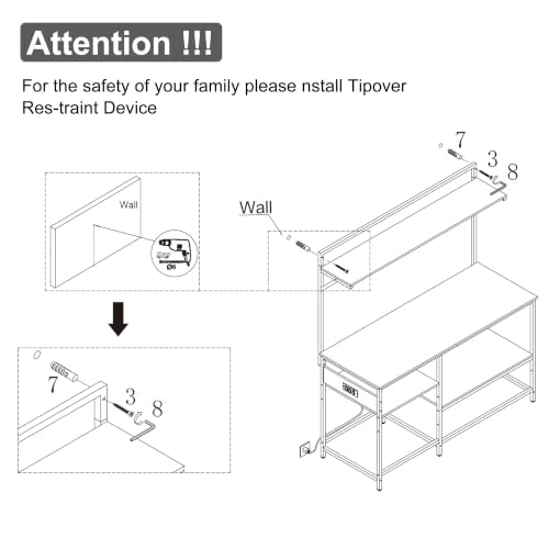 55&75 Gallon Fish Tank Stand for Standard & Breeder Tanks | Fits 55 Gal (Long/Tall/Breeder) & 75 Gal Standard Tanks for Aquarium, Reptile Terrarium & Turtle Tank, 52"L x 21.6"W, Black - size: 55&75 Gallon