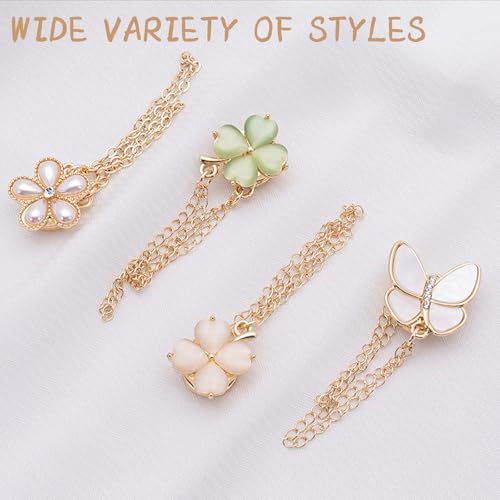 8Pack Magnetic Clothing Clips - Dress Sleeve Clips,Strong Hem Holder for Shortening and Decoration, for Women Girls