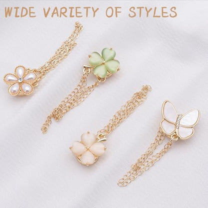 8Pack Magnetic Clothing Clips - Dress Sleeve Clips,Strong Hem Holder for Shortening and Decoration, for Women Girls