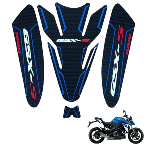 Tank Pad Sticker For GSX-S1000 Thermal Insulation, Damage Prevention, Coating Protection,The Fuel Tank Pad, GSX-S1000 Accessories (Blue) - color: Blue