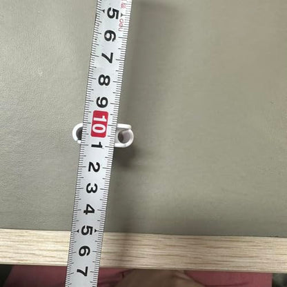 Aquarium Air Tube Holder U Shape Tube Mounting Base | Anti-Slip Hose Holder Clip Aquarium for Holder Suction Device Siphon Cleaning Clear Viewing Shop - color: White