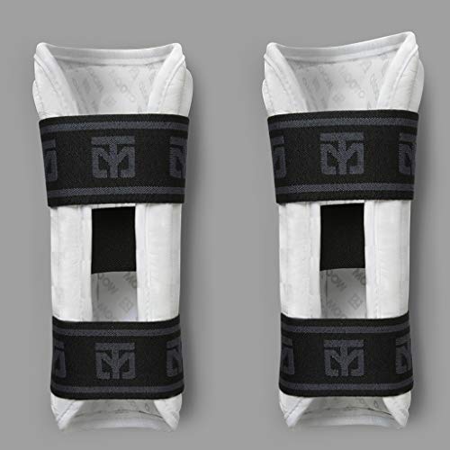 MOOTO Korea Taekwondo Extera S2 Forearm Protector Guard a Pair WT Logo Training Match Gym School Academy (Medium(Length 25cm or 0.82 ft))