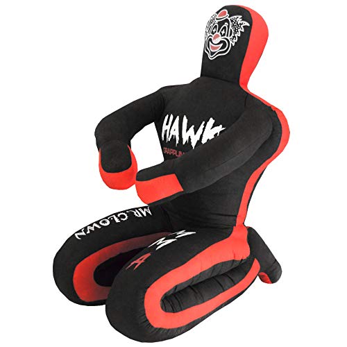 Clown Grappling Dummy for Combat Sports Mastery, Moveable and Strikeable Punching Dummy for Adults, 5 ft. Boxing Dummy for MMA Jiu-Jitsu, Judo, Karate, and Wrestling Training and Sparring
