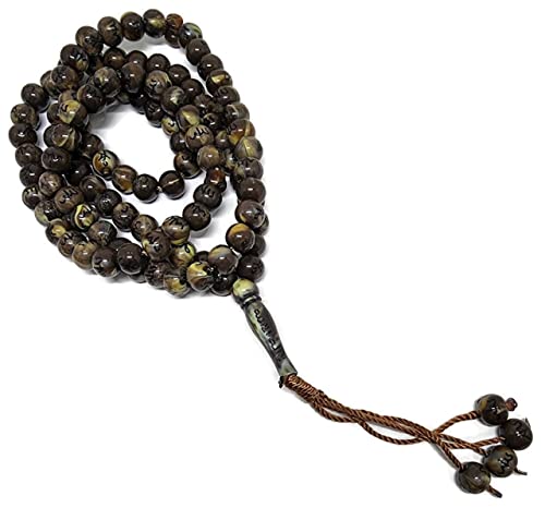 Muslim Tasbih 99 Beads AMN106 Islam Prayer dhikr Beads with Allah Muhammad Names Engraved