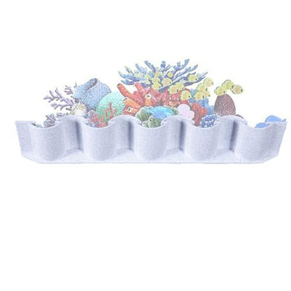 Aquarium Gravel Divider Sand Isolation Board Substrate Barrier | Water Plant Fish Tank Bottom Fence, Separate Gravel in Aquarium or Terrarium - color: A