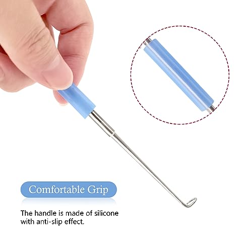 Medsuo 2pcs Stainless Steel Fishing Unhooking Disgorgers Portable Fishing Hook Remover Tools Fishing Supplies for Lake Fishing River Fishing Sea Fishing