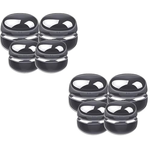 Magnetic Purse Feet for Handbags, 8Pcs Multiuse Hijab Scarf Magnets Clips, Detachable Magnetic Bag Bottom Feet Protector, Reusable Purse Accessories, Ideal Small Gift for Women (Black) - color: black