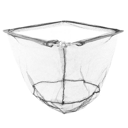 Cabilock Detachable Folding Fishing Net Head Solid Stainless Steel Frame Portable Replacement Net for Lakes Rivers Boats with Strong Tensile Strength and Fish-Friendly Design