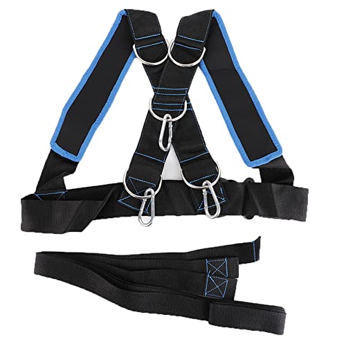 Speed Strength Training Sled Shoulder Harness Band Belt, Sled Pulling Belt Made, Sled Pulling Harness of Nylon Material, for Speed and Endurance Training Shoulder Straps Reduce Stress