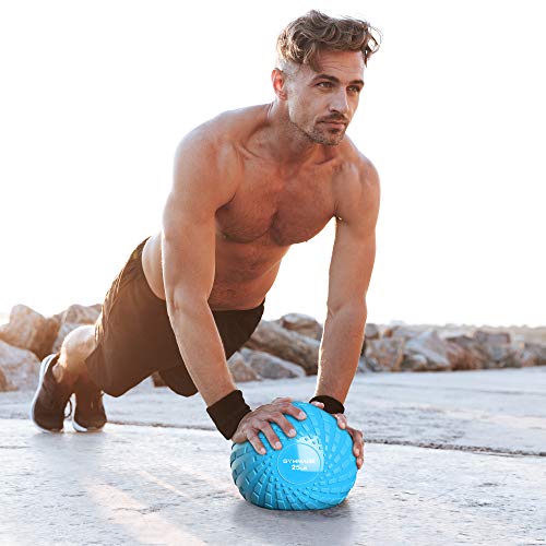 GYMMAGE Slam Ball, Weighted Ball for Exercise, 10, 15, 20, 25, 30, 40, 50lbs Exercise Slam Medicine Ball for Strength and Crossfit & Conditioning Training Home Gym Workout, with Easy-Grip Surface - style: 25 LBS