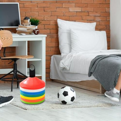 Football Training Cones Holders | Multipurpose Soccer Cone Stand - Soccer Training Equipment, Lightweight Football Disc Cone Stand for Grounds, Sports Parks
