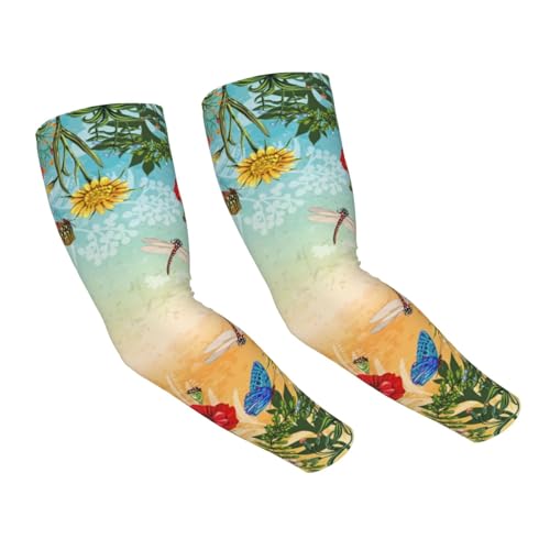Sleeves For Women Sun Protection Thorn Proof Cooling Arm Sleeves To Cover Arms For Garden Sports Outdoors - color: Black1
