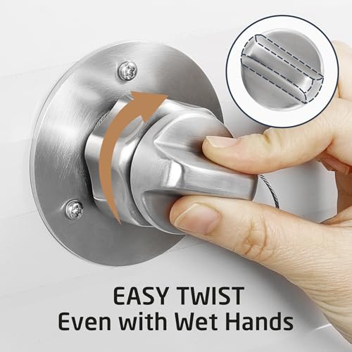 KES All Metal RV Water Inlet Connection with Check Valve, 18/8 Stainless Steel RV City Water Inlet Replacement, Upgraded Leak-Proof Design for Camper, Trailer, Marine & Boat, Brushed Finish, RWI200-BS - color: Brushed Steel