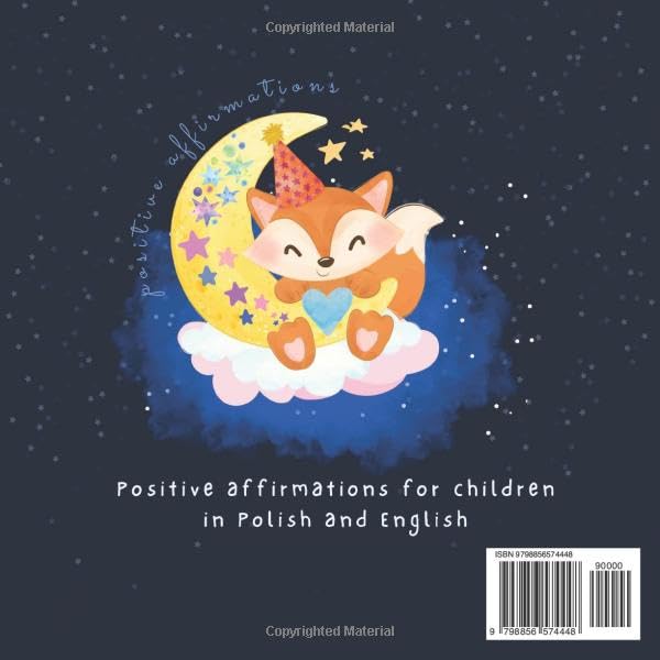 Afirmacje Positive affirmations for children in Polish and English: Learn Polish for beginners and kids, Baby book in Polish language, Książki dla dzieci po polsku i po angielsku