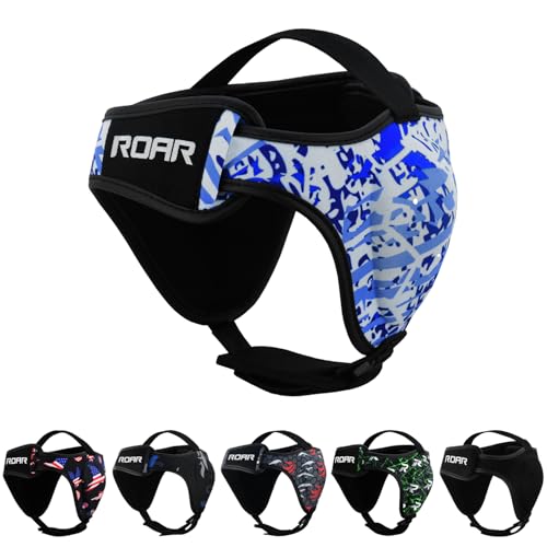 ROAR-INT Wrestling Headgear Men BJJ Ear Guard Protection MMA Grappling Cauliflower Helmet - color: Lion (Pack-1)