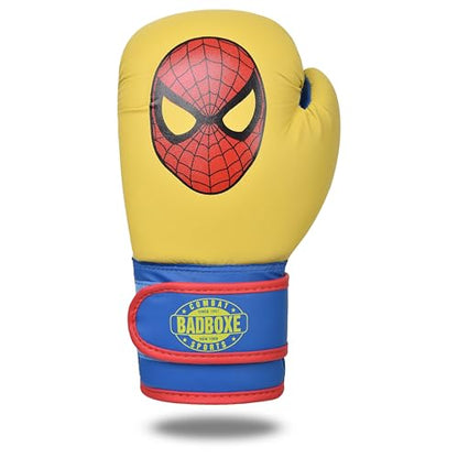 Boxing Gloves 6oz | Boxing Gloves for Kickboxing Muay Thai MMA | Bag Gloves for Punching Bag - color: Yellow