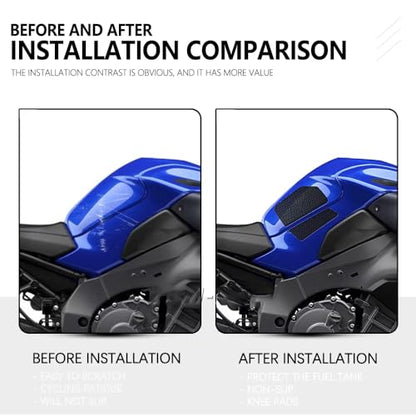 for Yamaha MT-10 MT 10 MT10 2022 2023-2025 Motorcycle Side Fuel Tank pad Tank Pads Protector Stickers Decal Gas Knee Grip Traction Pad Side Sticker