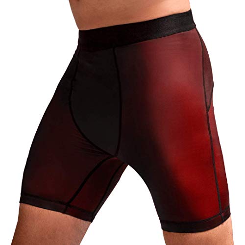Hayabusa Geo Vale Tudo Shorts Men - color: Red, size: XX-Large