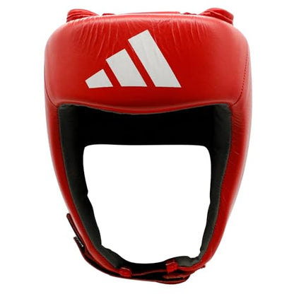 adidas Boxing and Martial Arts Headgear - Amateur, IBA and USA Boxing Approved Competition Head Guard - color: Red, size: X-Large