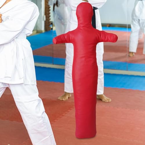 Unfilled Practice Dummy for Karate, Sanda, MMA, 150cm (59 inch) PU Boxing Training Mannequin