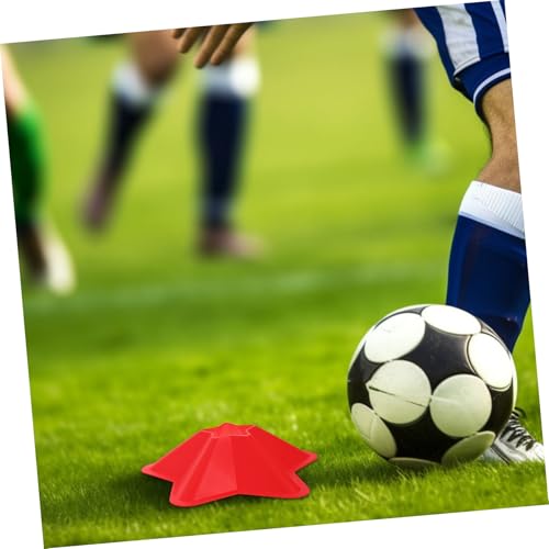 HANABASS 5pcs Portable Soccer Training Cones Agility Disc Markers for Football Practice Lightweight Sports Equipment for Enhanced Speed Reaction for Training Anywhere