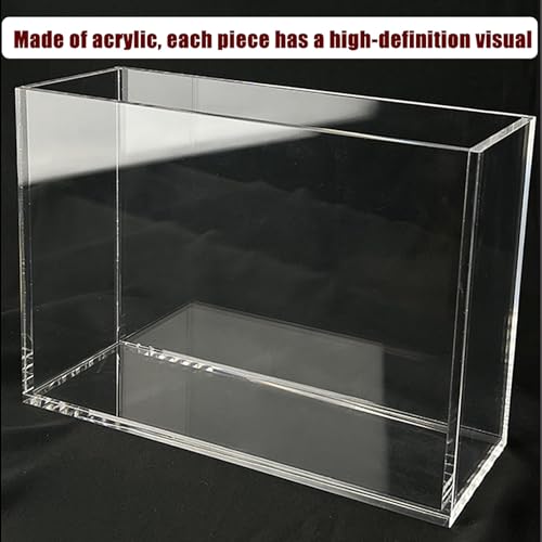 Acrylic Box Transparent Display Box Fish Tank Storage Box Drawer Tray Photography Props Shooting Sink(20x15x20cm/7.9x5.9x7.9in) - size: 20x15x20cm/7.9x5.9x7.9in