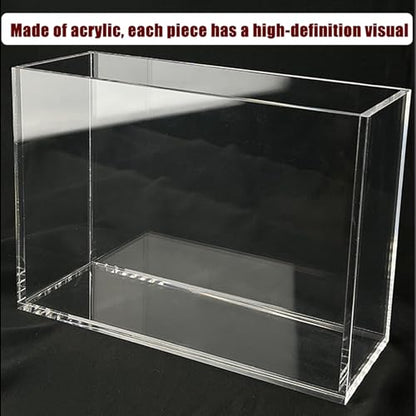 Acrylic Box Transparent Display Box Fish Tank Storage Box Drawer Tray Photography Props Shooting Sink(20x15x20cm/7.9x5.9x7.9in) - size: 20x15x20cm/7.9x5.9x7.9in