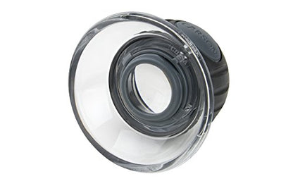 Carson LumiLoupe Plus 17.5x Power Stand Loupe Magnifier with Dual Lens Focusing System (LO-15), Black - style: .75" Diameter (17.5x)