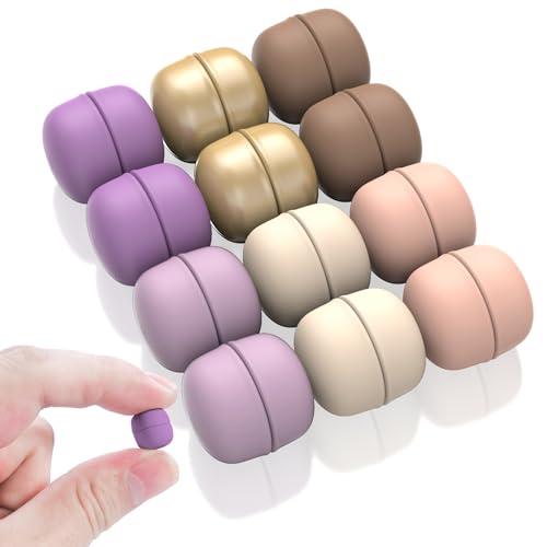 12Pcs Hijab Magnets Strong Pinless Magnetic Pins Hold No Damage to Fabric Multi Use Safety Pins for Everyday Hijab Scarf Wearers - color: 12pcs Elegant Style
