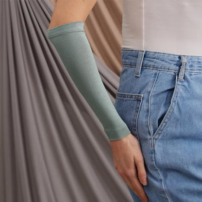 Modest Arm Cover | Jersey Arm Cover | Modest Sleeve Covering for Muslim Women - color: Mint