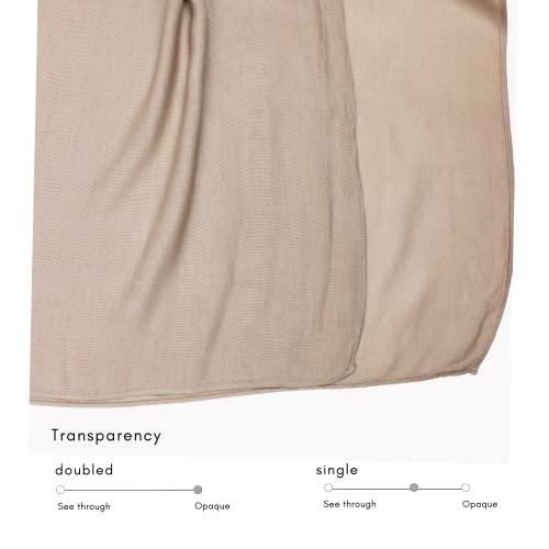 Modal Hijab for Women | Headscarf - color: Biscuit Modal - Plain Hijab