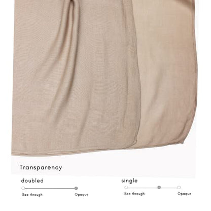 Modal Hijab for Women | Headscarf - color: Biscuit Modal - Plain Hijab