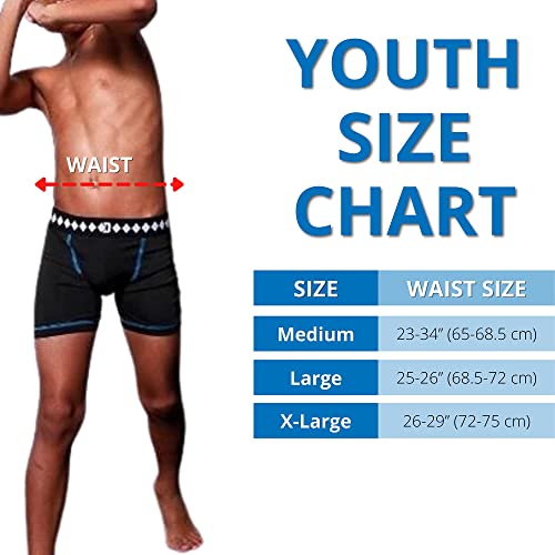 Diamond MMA Compression Short Built-in Jock Strap Youth L & Youth Athletic Cup Groin Protection System
