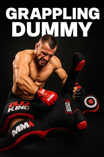 Grappling Dummy for Adults, Unfilled Wrestling Dummy, Hanging Jiu Jitsu Dummy for BJJ, MMA, Judo, Karate, Martial Arts - color: Black Sit, 6ft / 72 inches