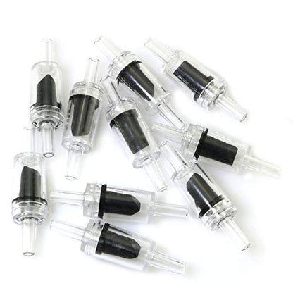 10pcs Air Pump Check Valves Pipe Fitting for Aquarium Fish Tank CO2 Water Air Line Pump One Way Non-Return Actuator Check Valve
