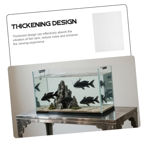 Fish Tank Pad Aquarium Bottom Pad Fish Pond Mat Aquarium Insulation Mats Fish Tank Cushioning Mat Reptile Terrarium Mat Aquarium Leveling Pad Fish Tank Insulation Mats White Eva
